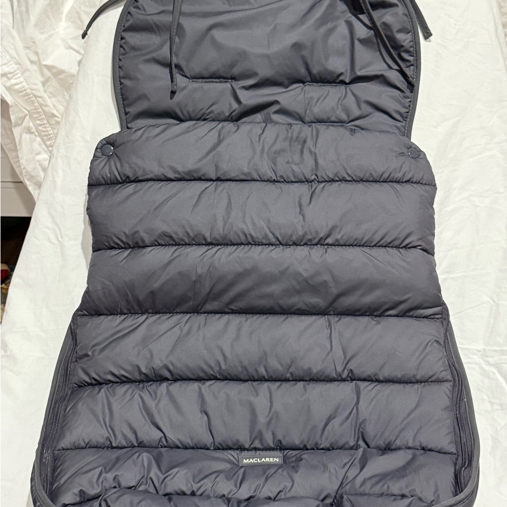 Maclaren Black Padded Stroller Footmuff